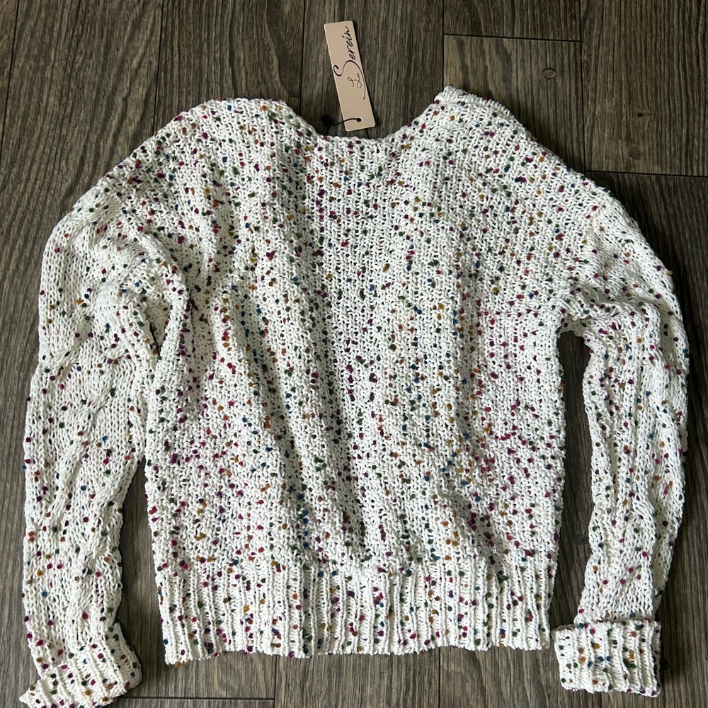 Speckled Knit Cardigan size S new - Picture 6 of 8